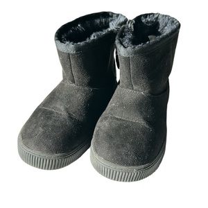 Cat & Jack faux fur Black Boots toddler size 10